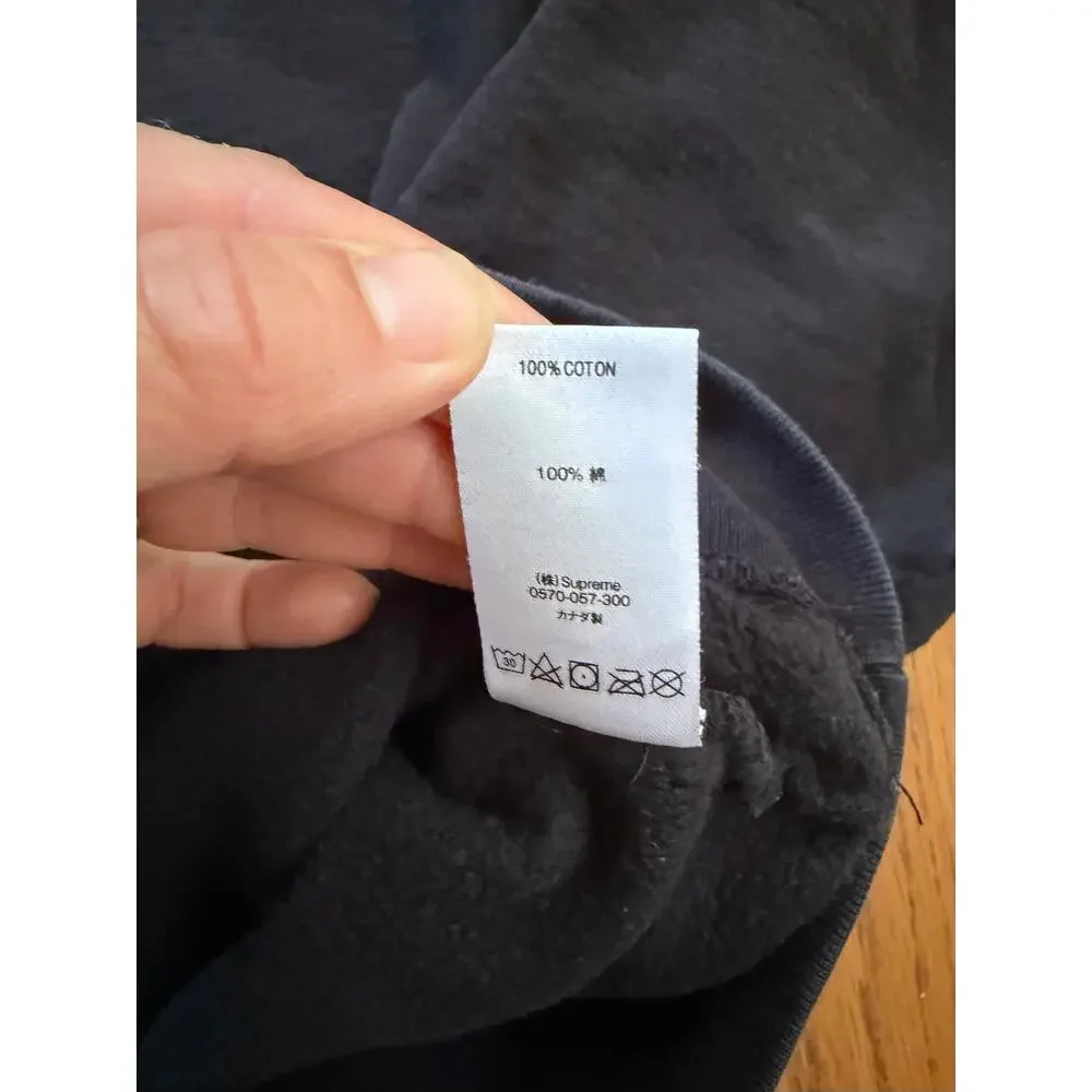 Supreme Crew Neck Cotton Sweatshirt